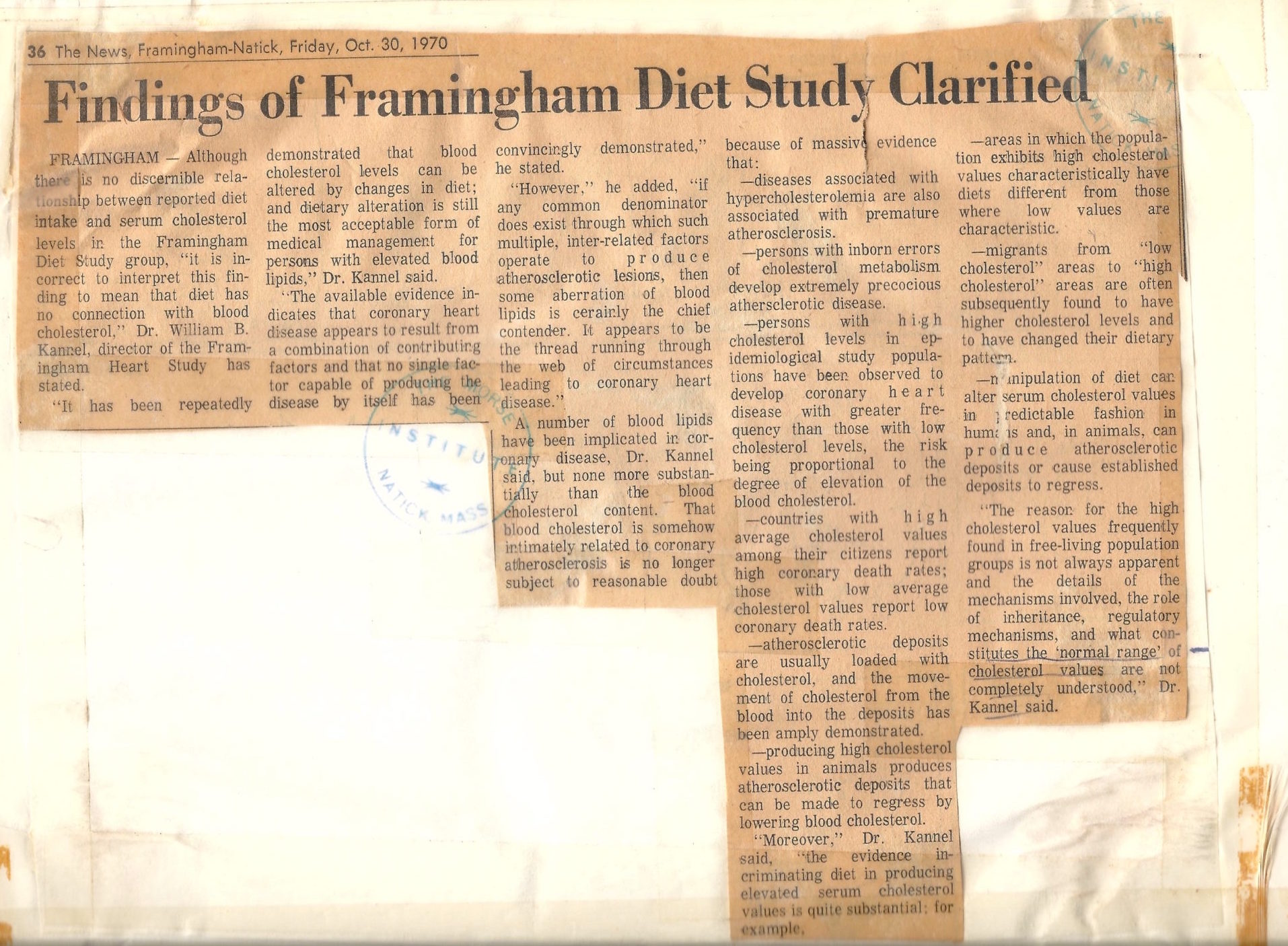 Cover Story The Heart Study Heard Around The World Origins Of Framingham And Its Continued Legacy American College Of Cardiology