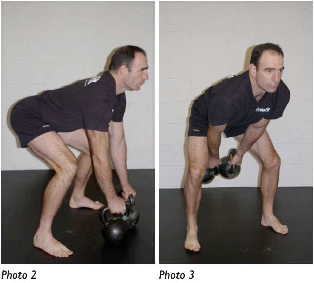 CrossFit  Double-Kettlebell Push Press and Jerk