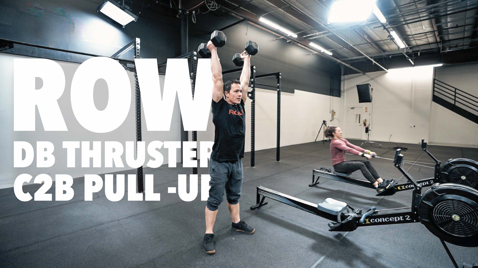 crossfit-wod-demo-row-db-thrusters-c2b-pull-ups