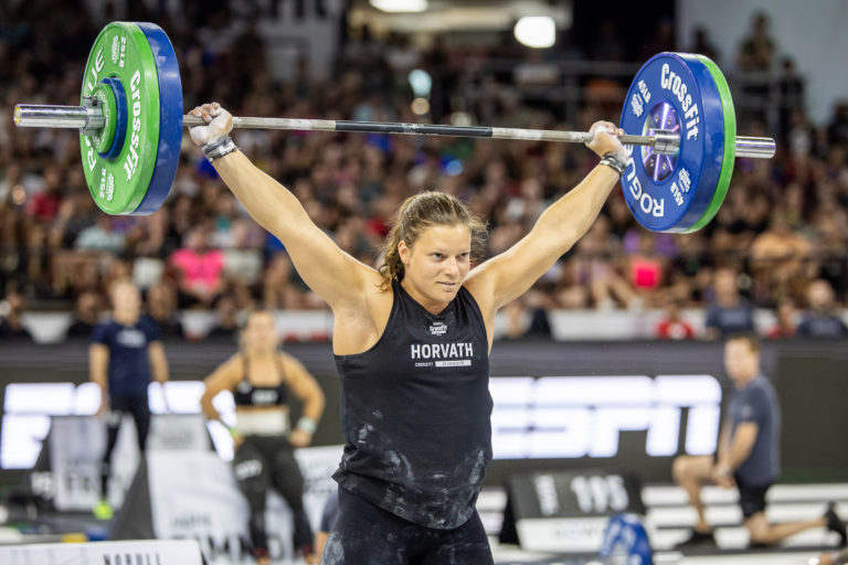 Laura Horvath snatch 2023 NOBULL CrossFit Games