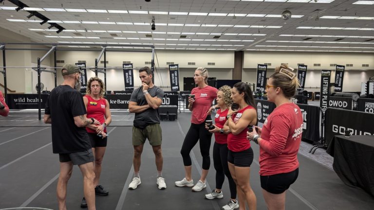 Group of CrossFit Red Shirts