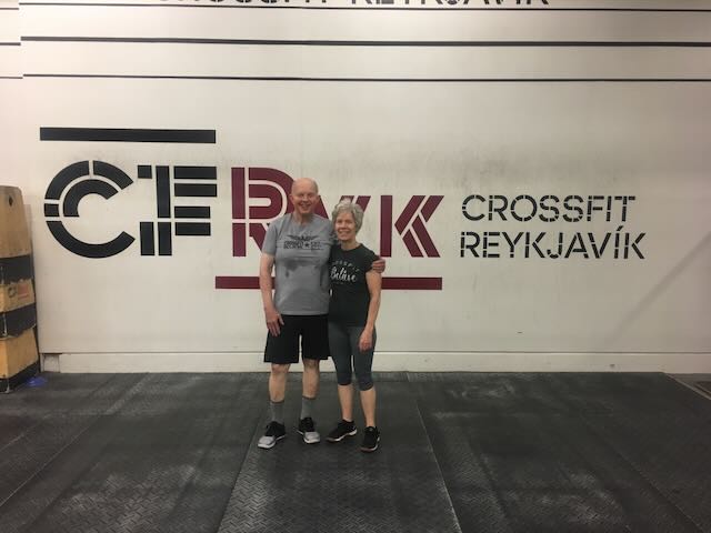 Larry and Chris Michaelsen at CrossFit Reykjavik