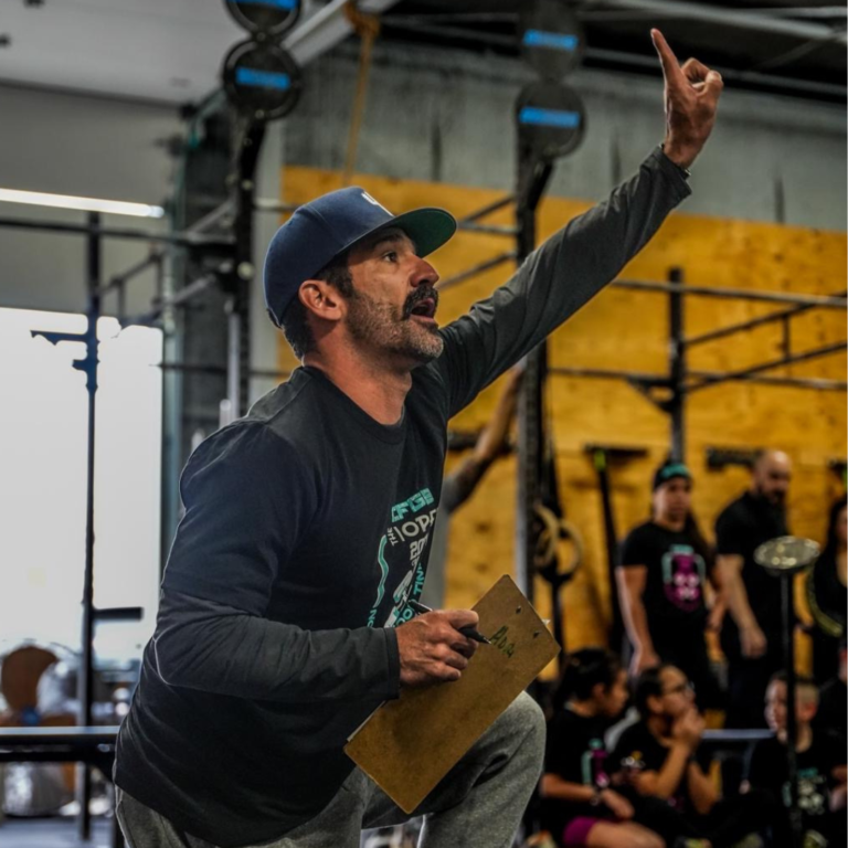 Luis Vela coaching at CrossFit Groundbreakers